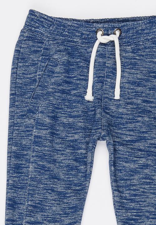 MINOTI - Speckled Fleece Skinny Jogger Navy