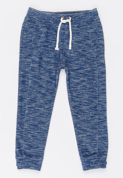 MINOTI - Speckled Fleece Skinny Jogger Navy