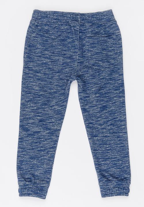 MINOTI - Speckled Fleece Skinny Jogger Navy