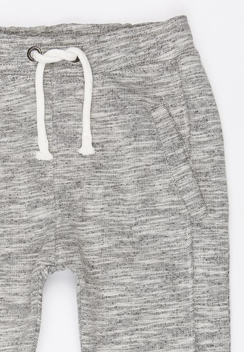 MINOTI - Speckled Fleece Skinny Jogger Grey
