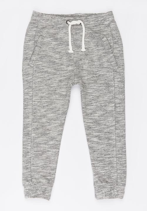 MINOTI - Speckled Fleece Skinny Jogger Grey