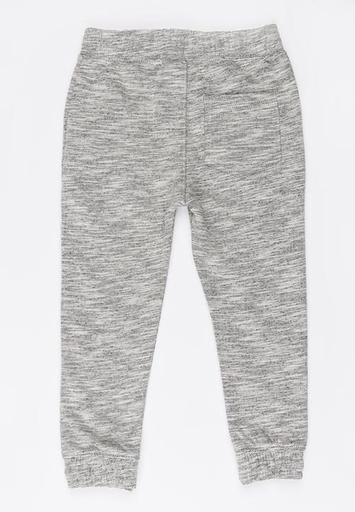 MINOTI - Speckled Fleece Skinny Jogger Grey
