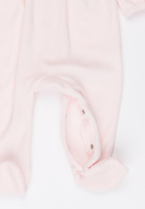 MINOTI - Velour sleep suit - pink