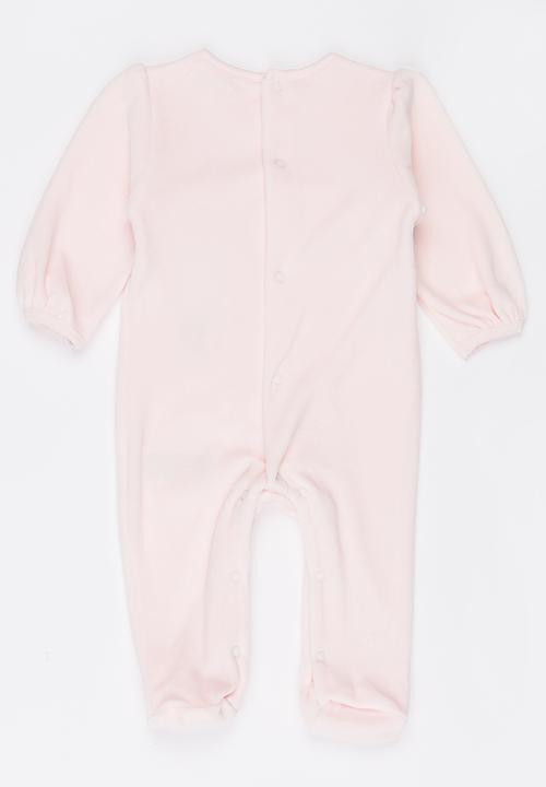 MINOTI - Velour sleep suit - pink