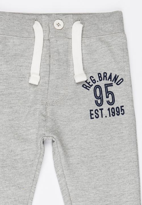 MINOTI - Washed Out Joggers Grey Melange