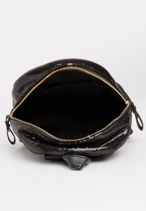 Pop Candy - Girls Sequin Backpack Black