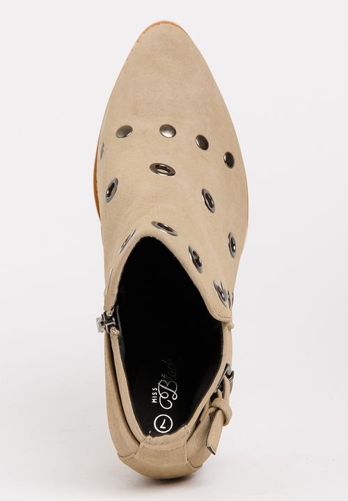 Miss Black - Dorris Ankle Boots Nude