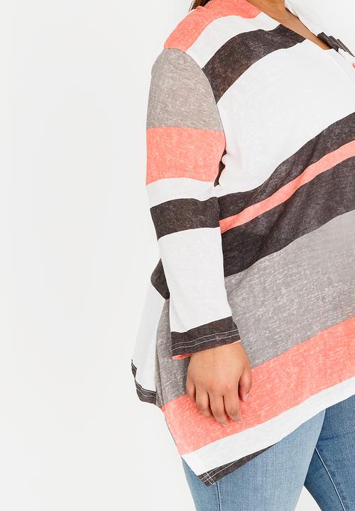 Lu-May - Colourblock Cardi Multi-colour