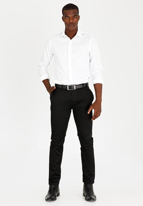 black polo chino pants