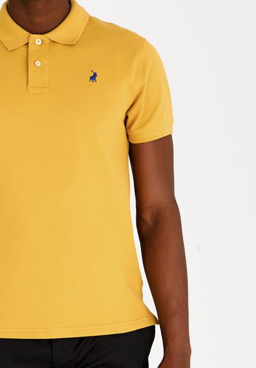 POLO - Classic Stretch Pique Golfer Yellow