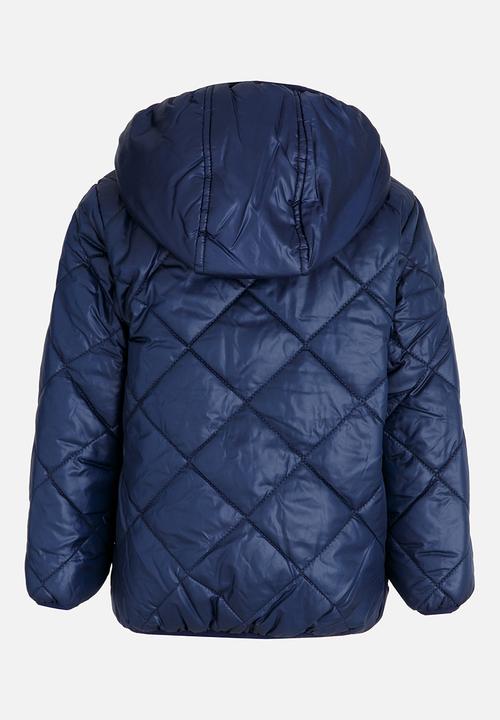 MINOTI - Quilted Reversible Jacket Navy