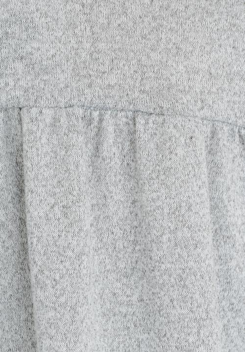 Rebel Republic - Cut & Sew Open Cardigan Grey Melange