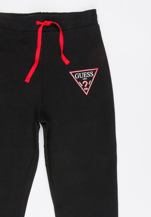 GUESS - Classic Tri Jogger Black
