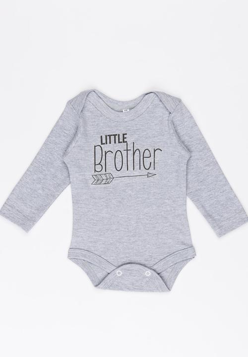 Funky Shop - Slogan Baby Grow Grey