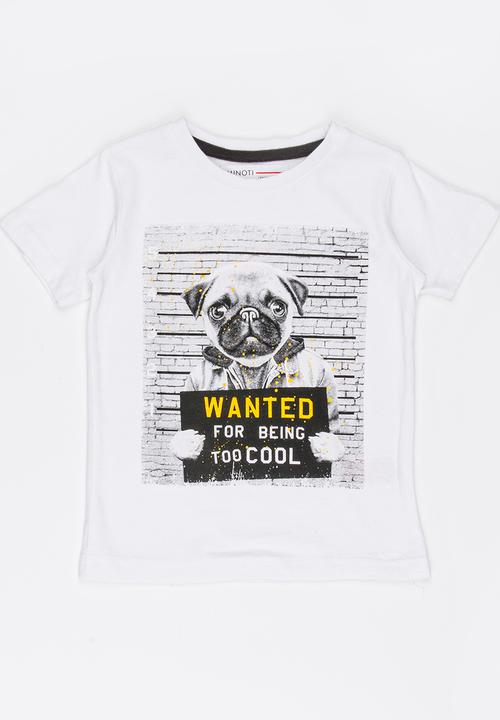 MINOTI - Printed Tee White