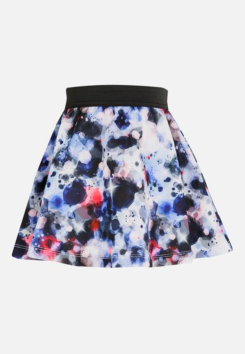MINOTI - Printed Skater Skirt Multi-colour