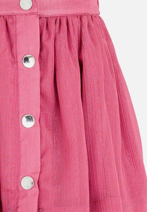 MINOTI - Full Textured Skirt Pale Purple