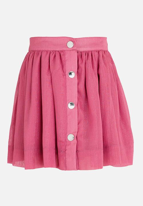MINOTI - Full Textured Skirt Pale Purple