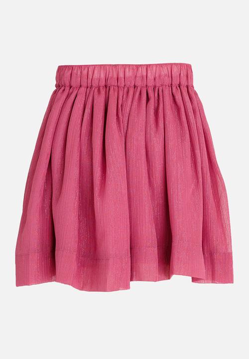 MINOTI - Full Textured Skirt Pale Purple