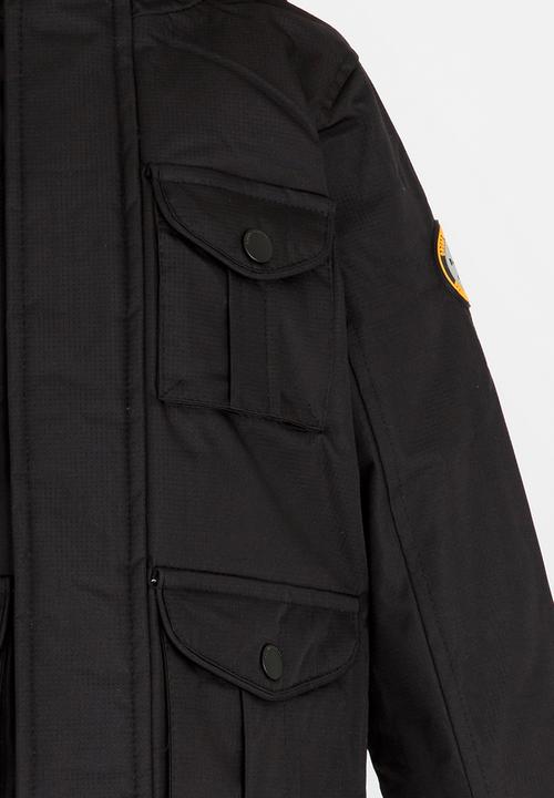 Brave Soul - Boys Parker Jacket Black
