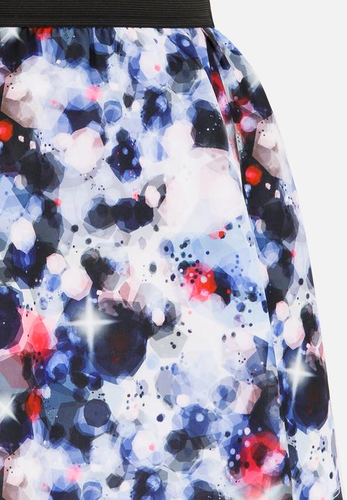 MINOTI - Printed Skater Skirt Multi-colour