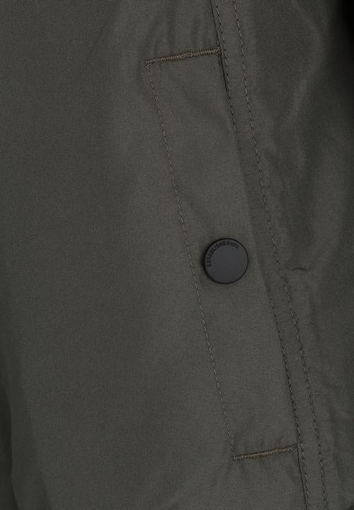 Brave Soul - Boys Hooded Windrunner Khaki Green