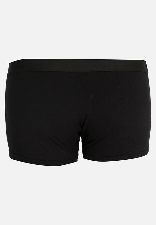 STYLE REPUBLIC - 5 Pack Plain Brief Black