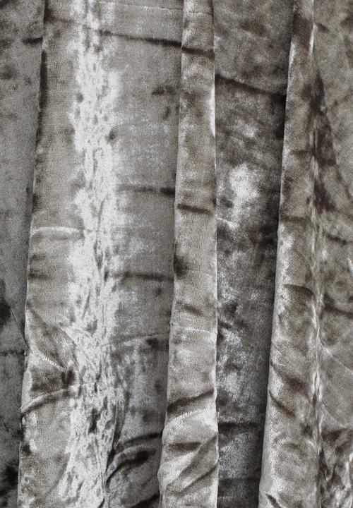MINOTI - Crushed Velvet Skater Dress Silver