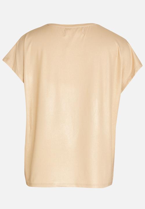 MINOTI - Metallic Loose Fit Top Gold