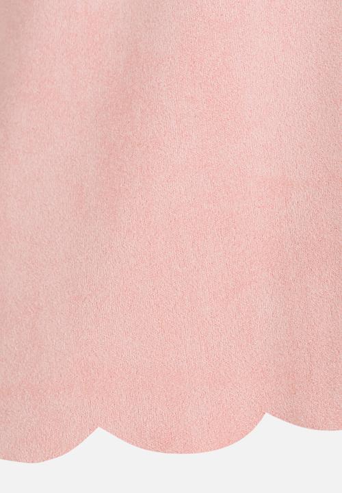 MINOTI - Faux Suede Panel Top Mid Pink