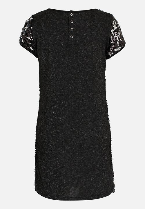 MINOTI - Reversible Sequin Dress Black