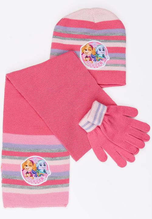 Character Fashion - Paw Patrol 3 Piece Winter Sets Multi-colour