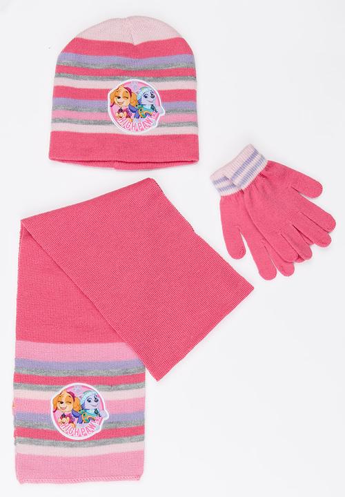 Character Fashion - Paw Patrol 3 Piece Winter Sets Multi-colour