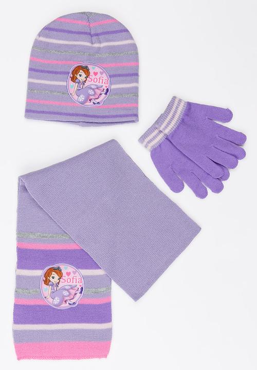 Character Fashion - Sofia The First 3 Piece Winter Sets Multi-colour