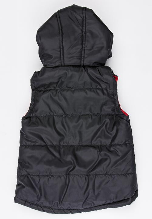 GUESS - Puffer Hoody Jacket Black