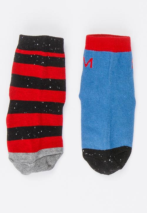 MINOTI - 2 Pack Multi-colour Ankle Socks Multi-colour