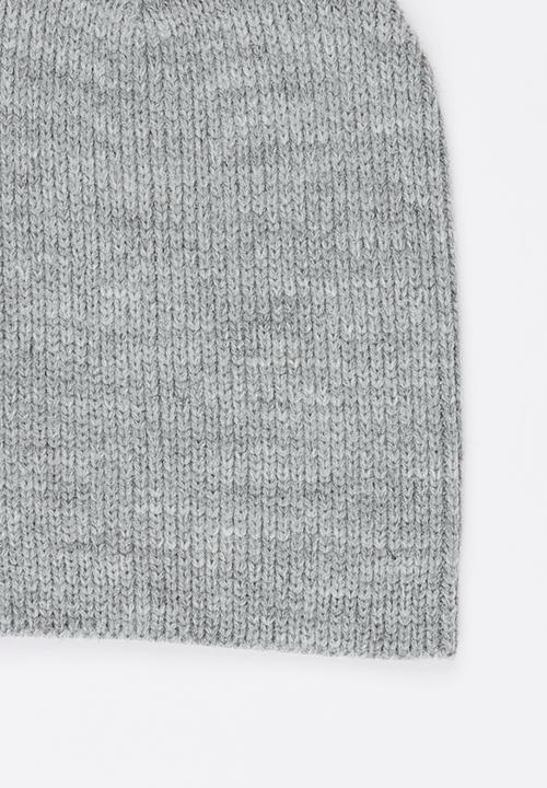 MINOTI - Ribbed Beanie Grey