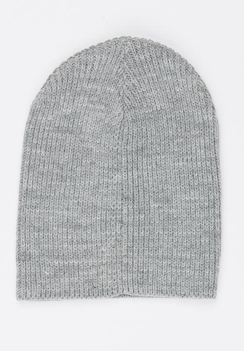 MINOTI - Ribbed Beanie Grey