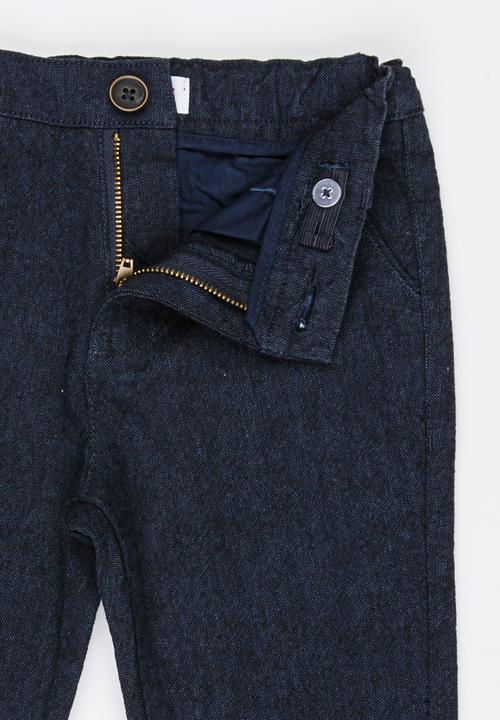 MINOTI - Pique Rolled Up Pants Blue