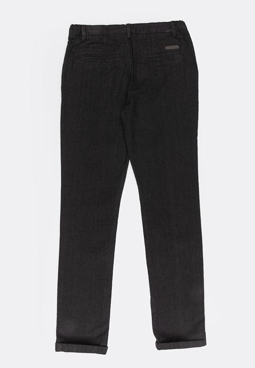 MINOTI - Pique Rolled Up Pants Charcoal