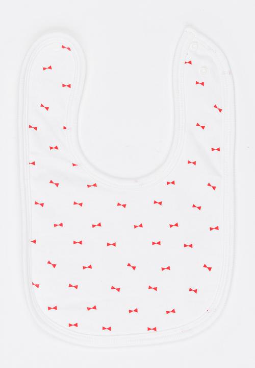 Pop Candy - Panda Print Bib White