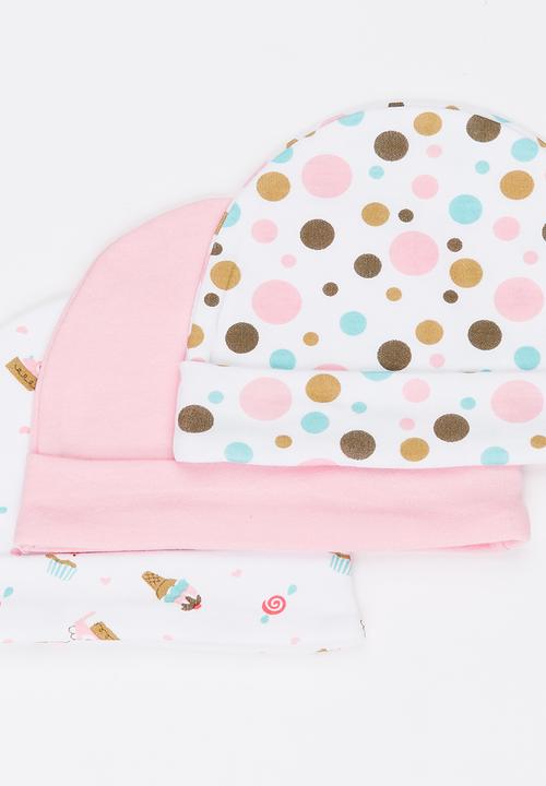 Pop Candy - 3 Pack Beanie Multi-colour