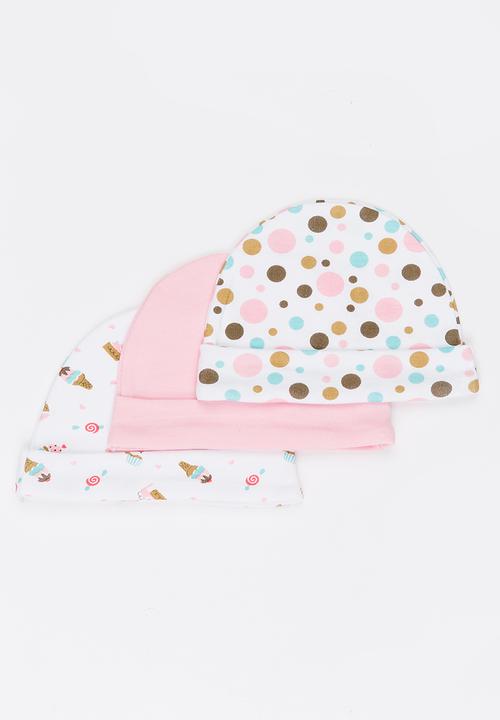 Pop Candy - 3 Pack Beanie Multi-colour