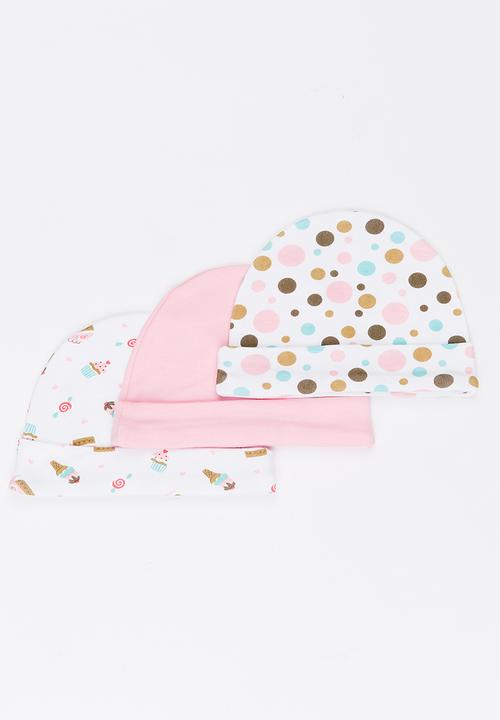 Pop Candy - 3 Pack Beanie Multi-colour