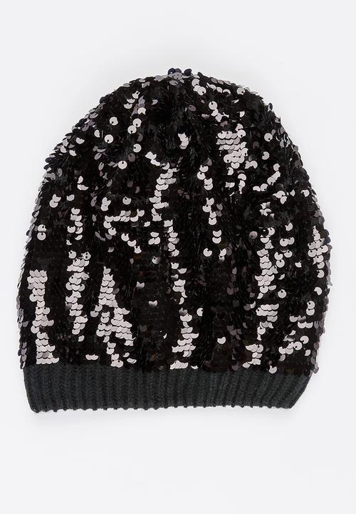 Pop Candy - Sequin Beret Black