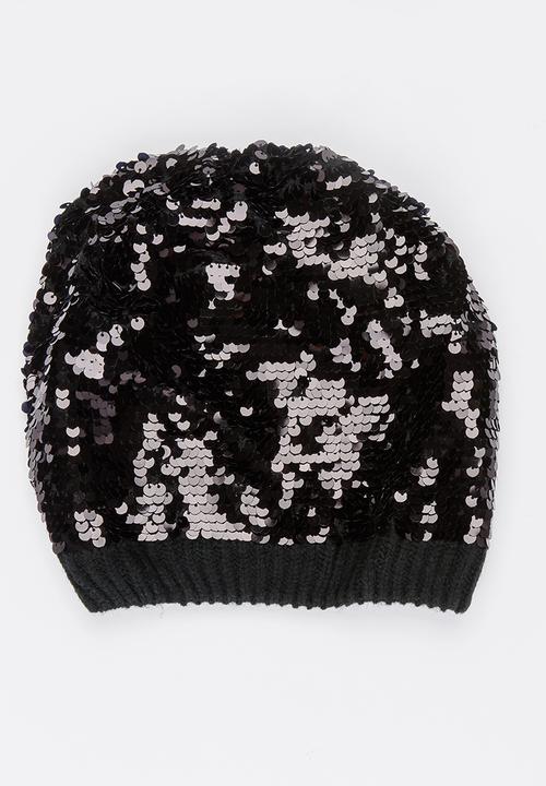 Pop Candy - Sequin Beret Black