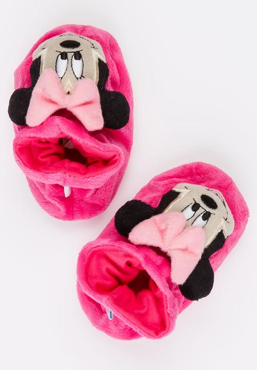 Character Baby - Minnie Mouse Booties Dark Pink