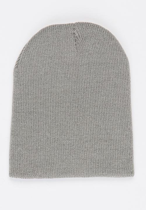 Pop Candy - Plain Beanie Grey