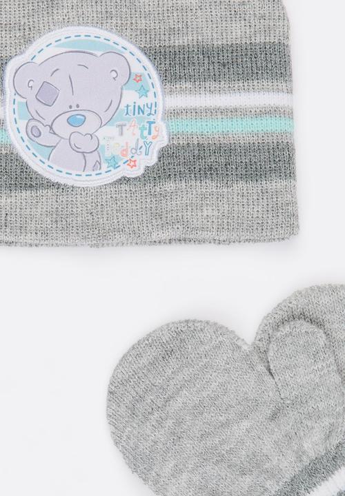 Character Baby - Tiny Tatty Teddy Beanie and Mittens Sets Multi-colour