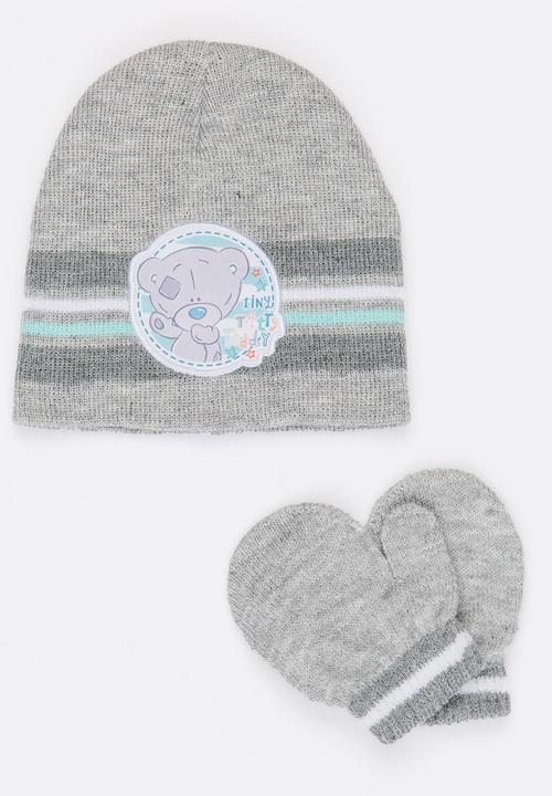 Character Baby - Tiny Tatty Teddy Beanie and Mittens Sets Multi-colour
